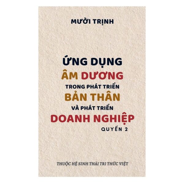 PTBT-02: ỨNG DỤNG ÂM DƯƠNG TRONG PTBT VÀ PTDN