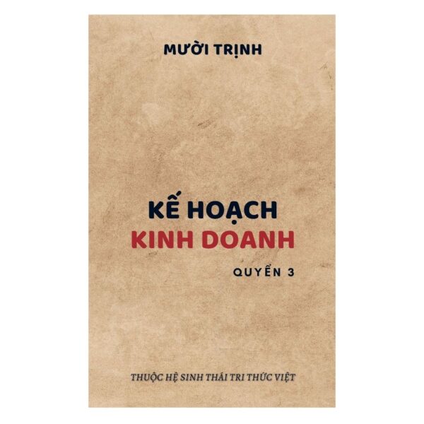 PTDN-03: KẾ HOẠCH KINH DOANH