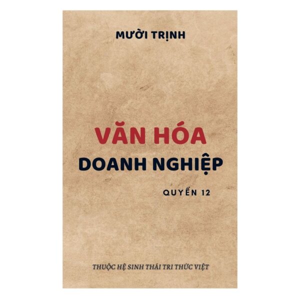 PTDN-12: VĂN HÓA DOANH NGHIỆP